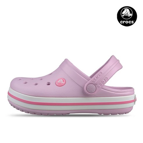 크록스 크록밴드 클로그K 여성 슬리퍼 샌들 발레리나핑크 K207006-6GD
