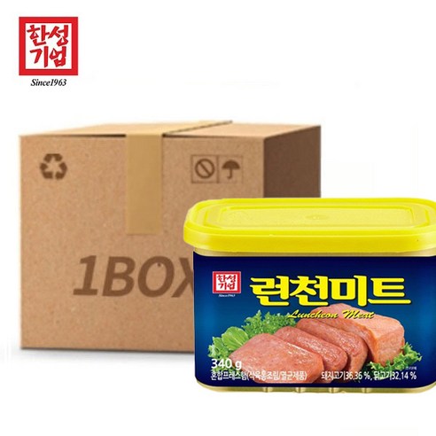 한성기업 런천미트 340g x 1박스, 24개