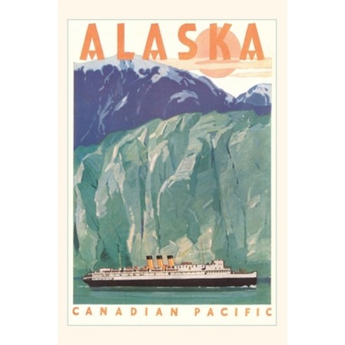 (영문도서) Vintage Journal Cruise Ship in Front of Glacier Paperback, Found Image Press, English, 9781669524809