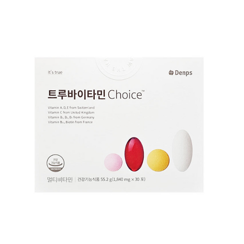 덴프스 멀티비타민 트루바이타민 choice 초이스 비타민, 1840mg, 120개