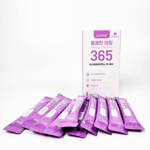 통쾌한 아침 365 1박스(10포) 변비탈출 쾌변 변비유산균, 50g, 1박스