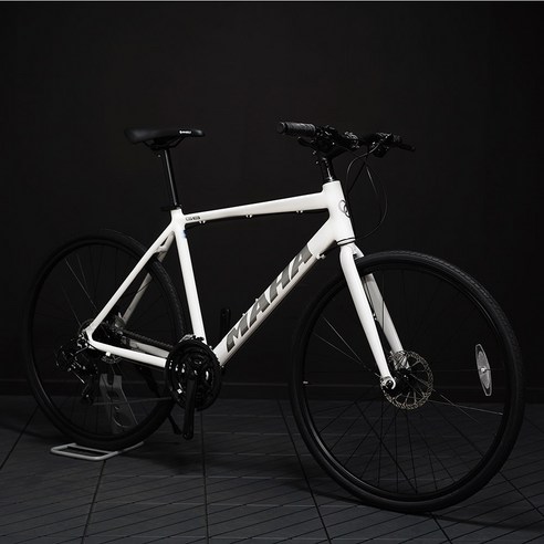 오투휠스 마하 G8 유압식 하이브리드 자전거 700C, 블랙 - 430, 98프로조립 - 택배배송, 1개