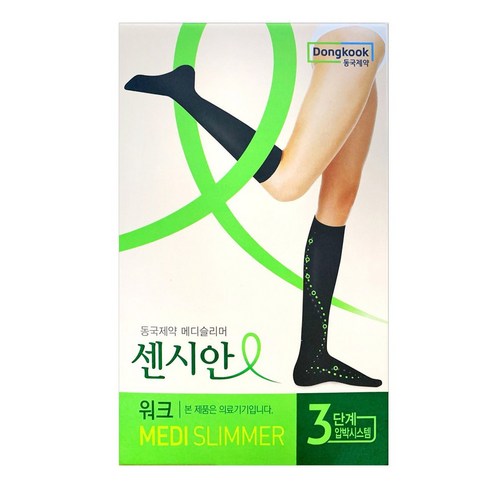 동국제약 센시안 메디슬리머 워크 의료용 압박밴드 스타킹, 1개