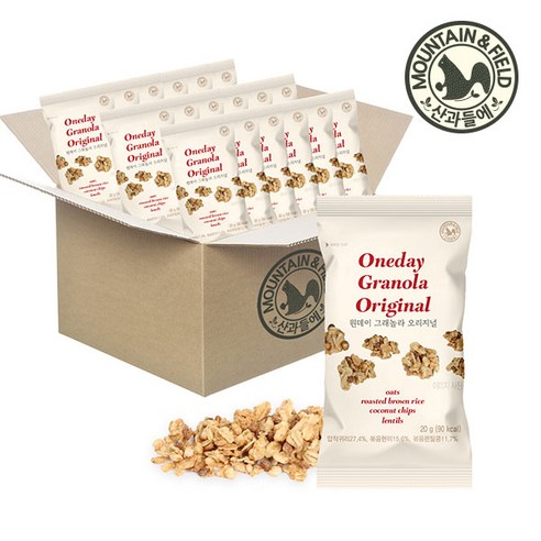 간편하고 든든한 하루의 시작, 산과들에 원데이 그래놀라