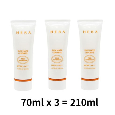 헤라 선 메이트 레포츠 선크림 SPF50+ PA++++, 210ml, 1개