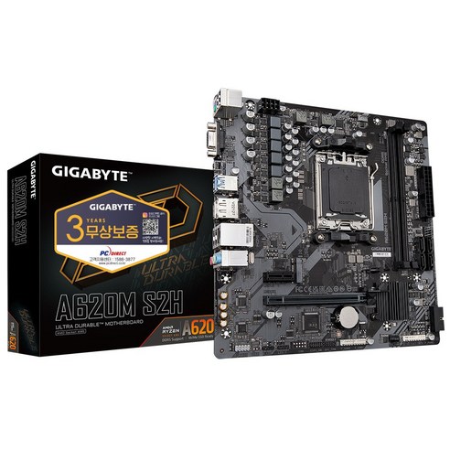 GIGABYTE A620M S2H 피씨디렉트 msia520m-apro