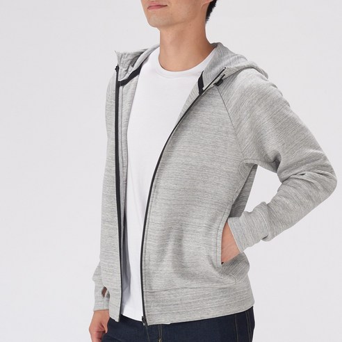 무인양품 남성용 MUJI 면 혼방 이중 편직 발수 파카 M8AB606