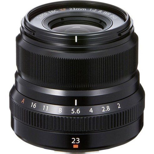 후지필름gf23mm렌즈 FUJIFILM X 교환 렌즈 후지논 단초점 준광각 콤팩트 23mm F2 방진 방적 내저온 조리개 링 블랙 F XF23MMF2 R WR B