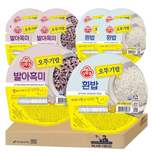 편리함과 건강함이 공존하는 블루존 오뚜기 즉석밥 세트