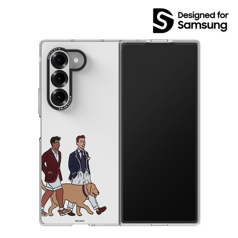 삼성 SMAPP 정품 콜라보 갤럭시 Z 폴드6 슬림 임프레션 케이스 리뷰