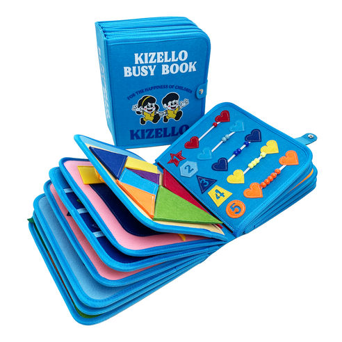 아이의 무한한 가능성을 열어주는 마법, 키젤로 22 in 1 몬테소리 촉감놀이 비지북