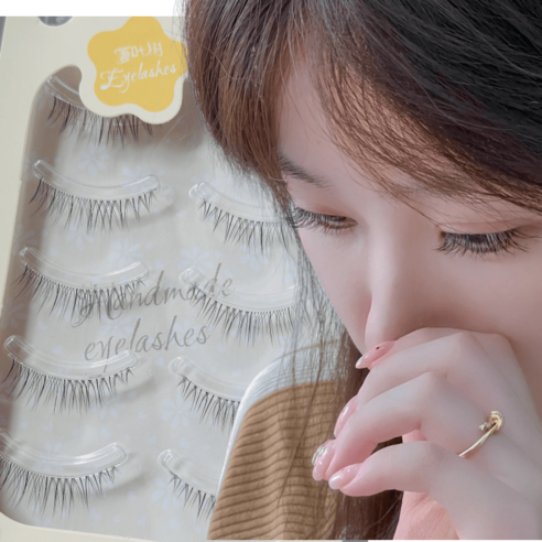 지누초이 자연스러운 속눈썹 교차타입, 2개, 투명라인