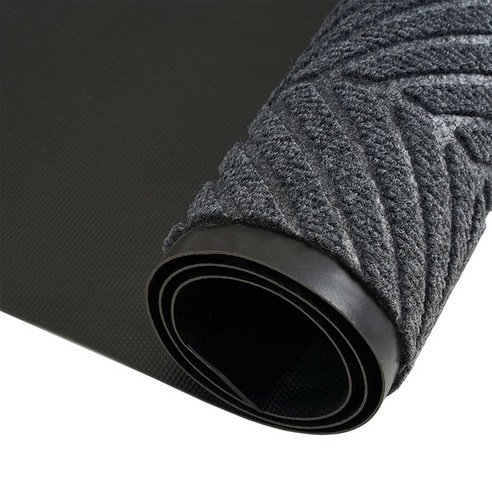 MBH 타이어 패턴 미끄럼방지매트 현관매트 업소용 출입구 바닥매트 카페트 90x300cm, 1개, 회색