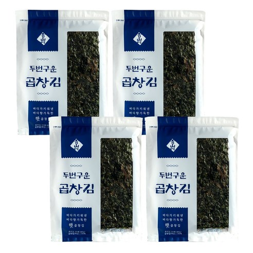 청산에 두번구운 곱창김 25매 (60g) * 4팩, 4개