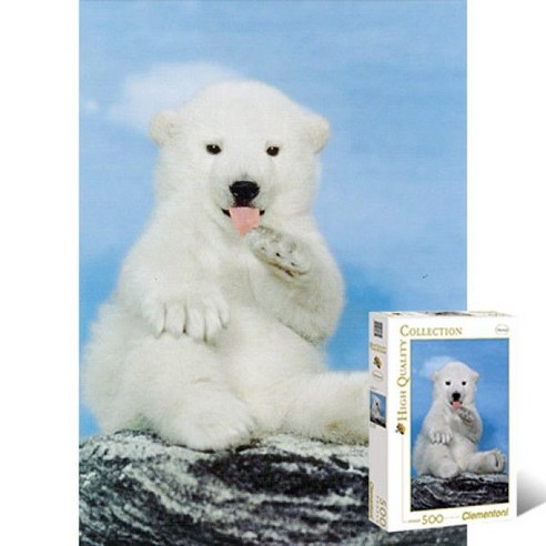 아기 직소퍼즐-500조각 백곰 CL30364 YW664668 - 입체책 | 쿠팡