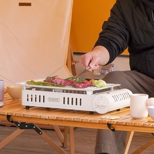 지라프 구이바다 L 아이보리에디션으로 캠핑 요리가 더욱 즐거워지다