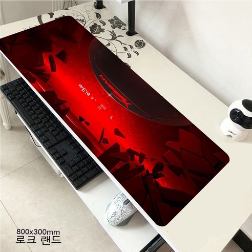 YJQ 마우스 패드 HyperX 대형 게이머 XXL 키보드 데스크 마우스 매트 800x300mm 카펫 고무 Tapis Souris 게이밍 노트북 CSGO 마우스 패드용, hyperX8 80x30