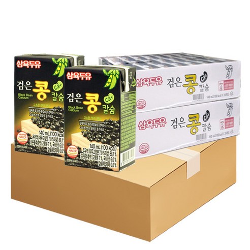 삼육두유 검은콩칼슘 140ml x 48팩, 0.14l, 240개