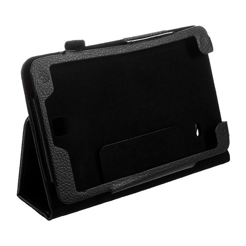 가죽 케이스 커버 삼성 갤럭시 탭 태블릿 SM-T230 4 7 인치 케이스 새로운 블랙 스탠드, 검정, 하나
