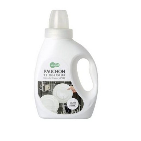 뽀숑 식기세척기 액상형 세제 650ml, 4개
