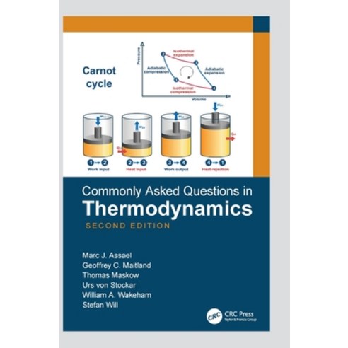 (영문도서) Commonly Asked Questions in Thermodynamics Hardcover, CRC Press, English, 9780367338916