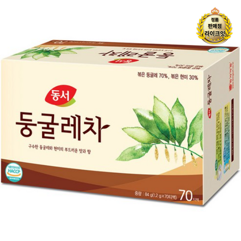 동서 둥굴레차 티백, 1.2g, 70개입, 2개 
커피/원두/차