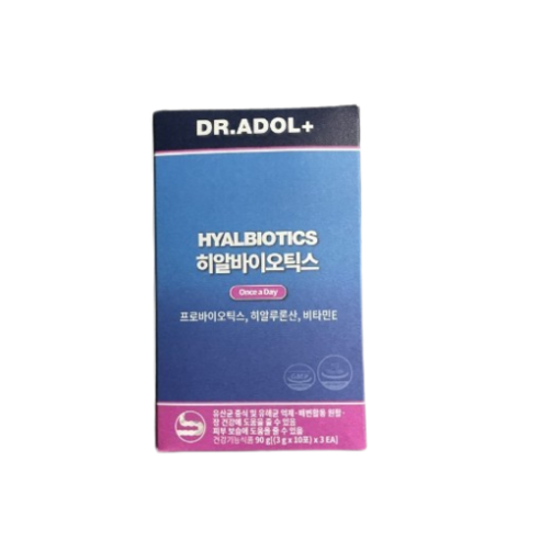 닥터아돌 히알바이오틱스 3g x 30포 x 3박스 3개월분, 90g, 3개