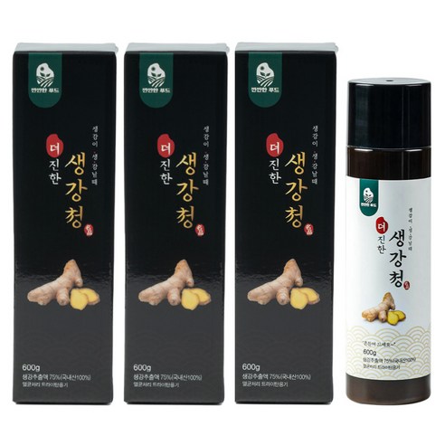 깐깐한푸드 더 진한 생강청, 3박스, 1개입, 600g