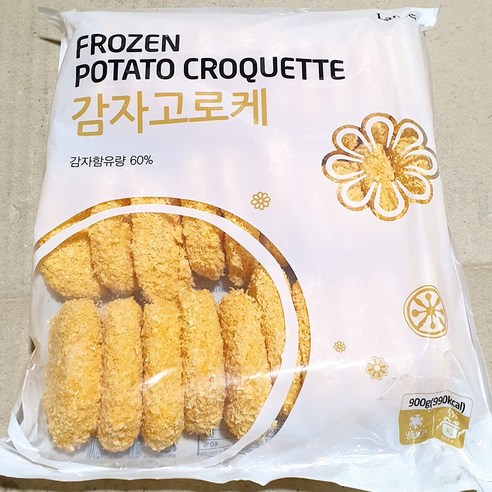 에어프라이어용 냉동 감자고로케 튀김 900g, 고로케 생지 1개 에어프라이어용 냉동 감자고로케 튀김 900g, 고로케 생지 1개