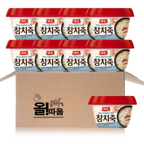 (올따옴) 동원 참치죽 287.5g 9입, 9개