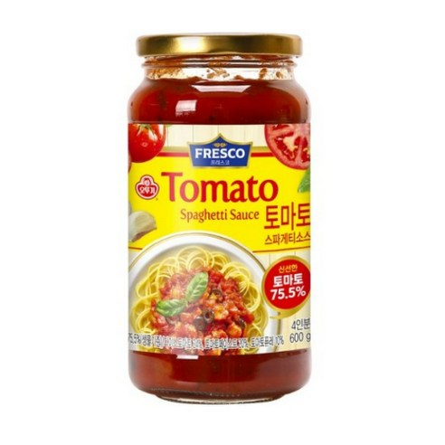   오뚜기 프레스코 토마토 스파게티소스, 600g, 1개