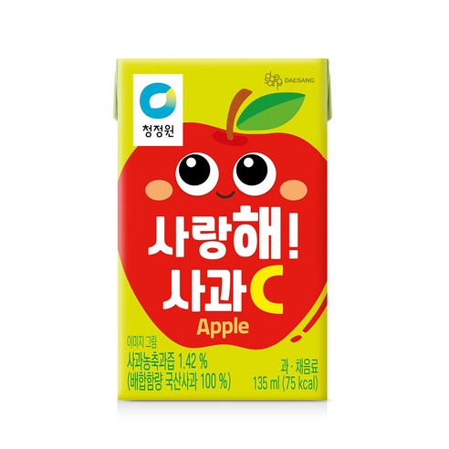 상큼한 사과와 비타민C로 채우는 하루, 청정원 사랑해 사과씨C