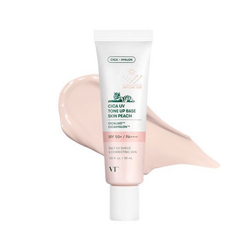 VT 시카 유브이 톤업 베이스 30ml, 스킨피치, 4개