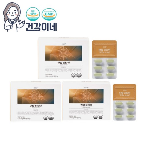 플러스엑스팜 만발 비타민 비오틴 판토텐산, 3박스, 60정
