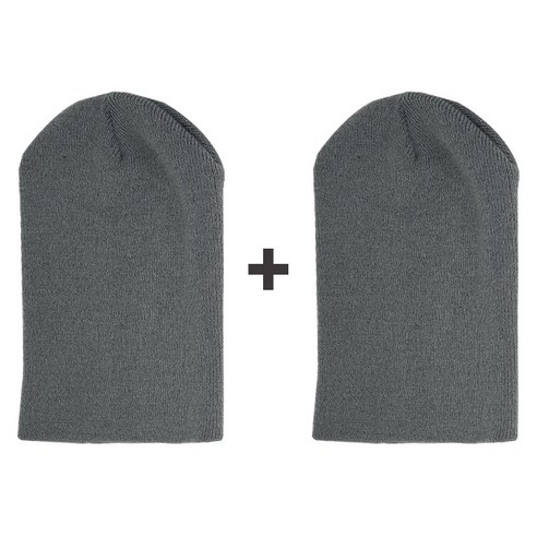 1+1 국산 고급 비니 무지 남녀공용 롱비니