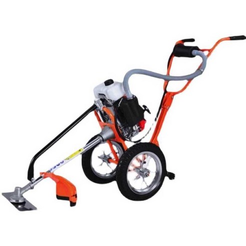 긴풀제초기 밀고다니는 예초기 가솔린 잔디깍는기계 잔디깎기, 6HP 공기 필터