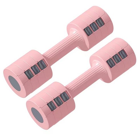 여성용 덤벨 홈 피트니스 패션 2.5kg*2, 1개, 분홍색, 5kg*2