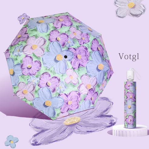 votgl 암막 캐릭터 양산 자동접이식 3단자동 우산 우양산
