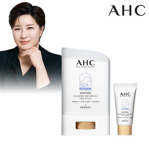 AHC 마스터즈 카밍 워터풀 선스틱 22g+(GIFT)선크림 7ml, 없음, 1개