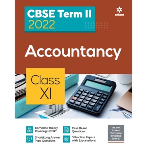 (영문도서) CBSE Term II Accountancy 11th Paperback, Arihant Publication India L..., English, 9789325796799