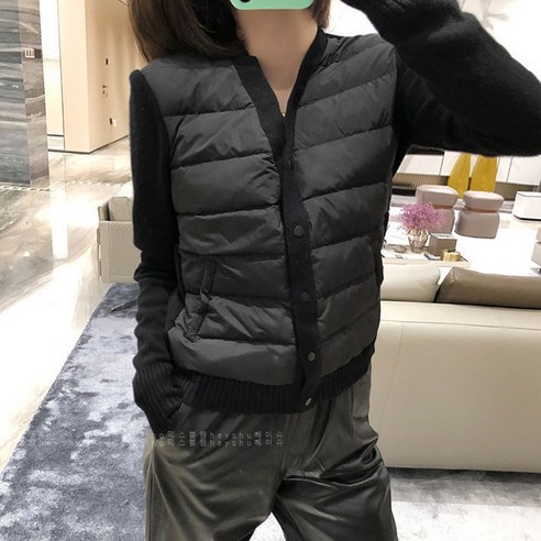 캐주얼하게 즐기기 좋은 니트패딩