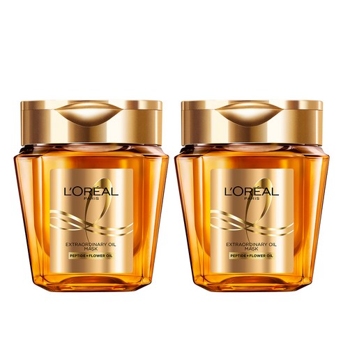 로레알파리 엑스트라오디네리 오일 실크 마스크팩, 250ml, 2개