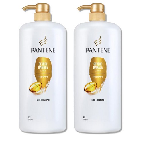 팬틴 극손상케어 샴푸 대용량, 1200ml, 2개