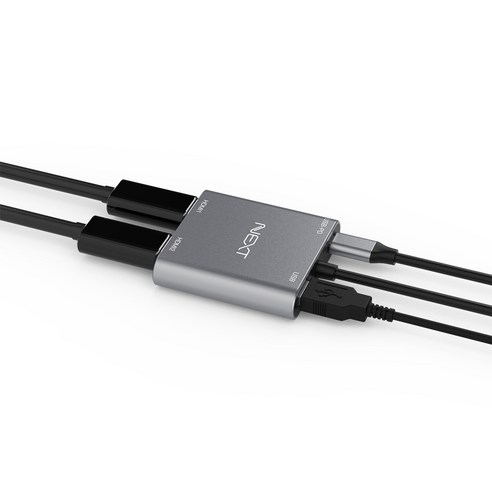 넥스트유 NEXT-2251TCH USB-C TO 듀얼 HDMI 디스플레이 아답터, 1개