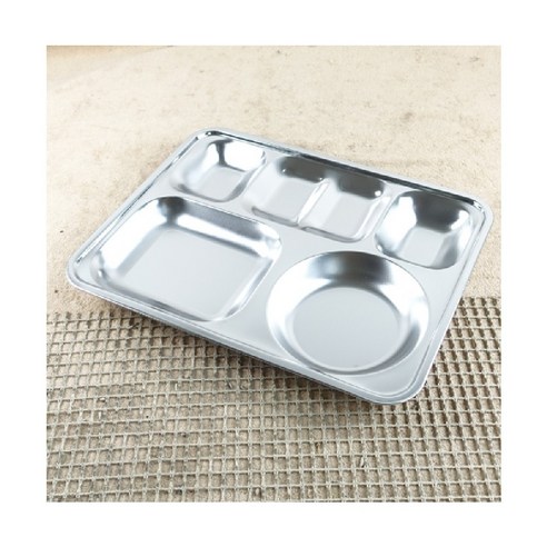 다용도 스테인리스 식판, 화인 스텐 식판 4찬으로 편리하고 위생적인 식사를!