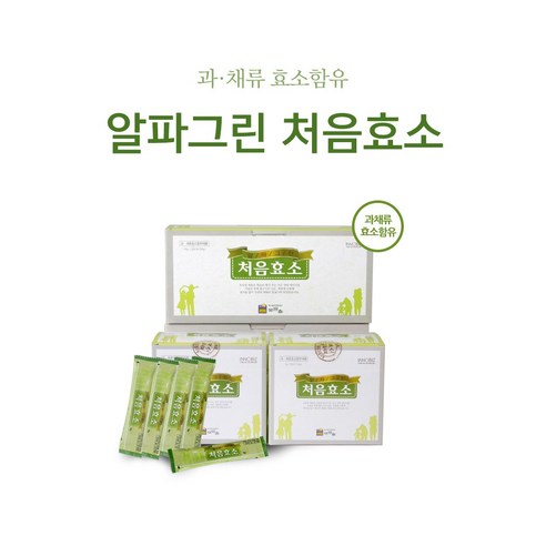 초록원효소 처음효소 72포, 0.5kg, 72개