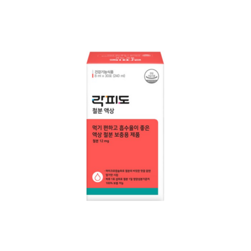 락피도 철분 액상 30포, 240ml, 1개