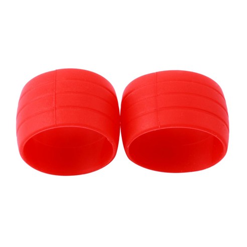 도로 자전거 드롭 바 고정 기어 자전거 핸들 바 테이프 번들 고정 링, 레드, 30.3x20mm, 실리콘