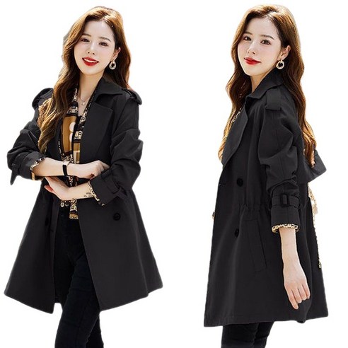 최신 트렌드를 반영한 여성용 하프 코트
