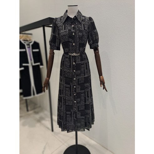 모조에스핀 카라넥쉬폰롱원피스 S232XSE004(2047787)